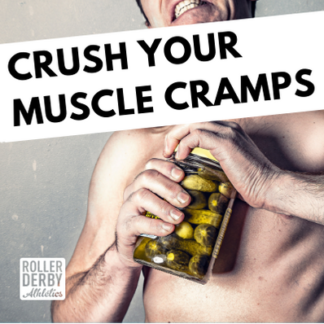 crush your muscle cramps picture of a man trying very hard to open a jar of pickles