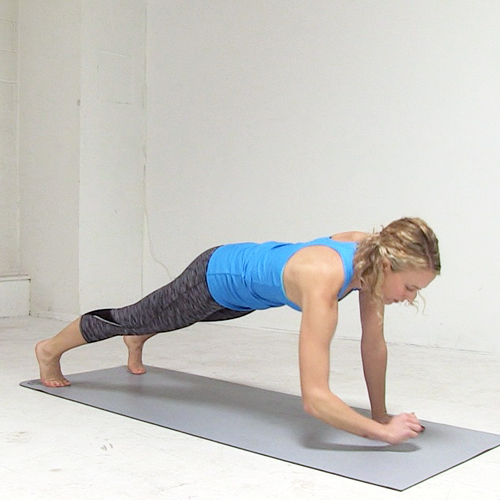 How-to: Plank - Elbows to Hands